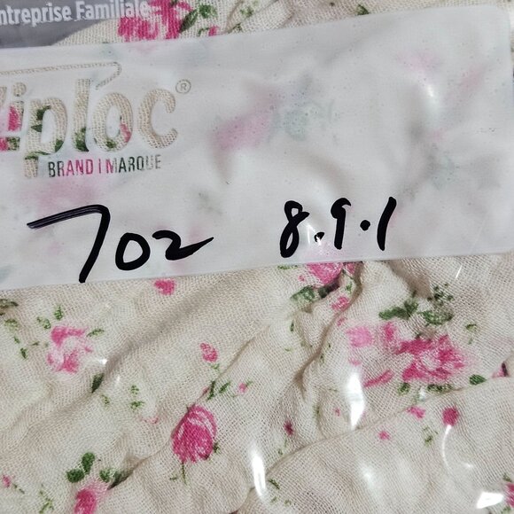 Floral Puff Sleeve Smocked Crop Top With Ruffle Hem Spring - Picture 14 of 14